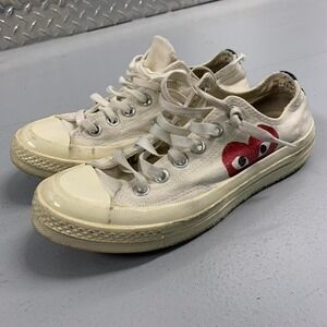 Converse x Comme des Garçons PLAY Low Top Sneakers - Men's Size 5